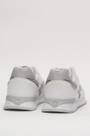 Erkek Ortopedik Günlük Yürüyüş Koşu Sneaker Spor Ayakkabı BEYAZ