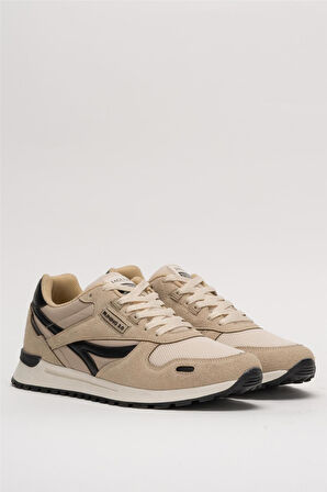 Erkek Ortopedik Günlük Yürüyüş Koşu Sneaker Spor Ayakkabı BEJ