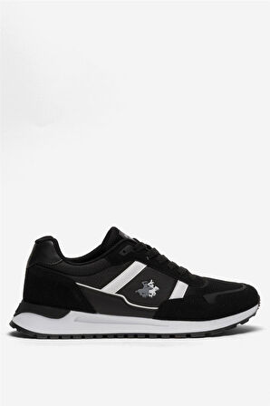 Erkek Ortopedik Günlük Yürüyüş Koşu Sneaker Spor Ayakkabı SİYAH - BEYAZ