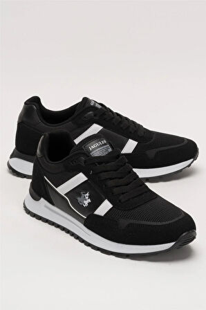 Erkek Ortopedik Günlük Yürüyüş Koşu Sneaker Spor Ayakkabı SİYAH - BEYAZ