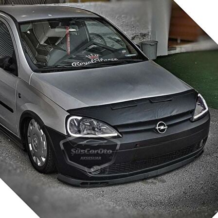 Opel Corsa C 2000-2006 Uyumlu Üniversal Laguna Lip Esnek Ön Lip 2 Parça Tampon Altı Dil Karlık Ön Ek