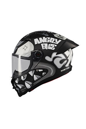 AXXIS FENIX ANGRY FACE B2 BLACK GREY MATT