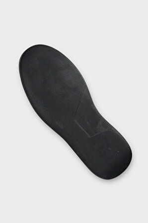 Erkek Keten Gabardin Kumaş Günlük Sneaker Ayakkabı SİYAH