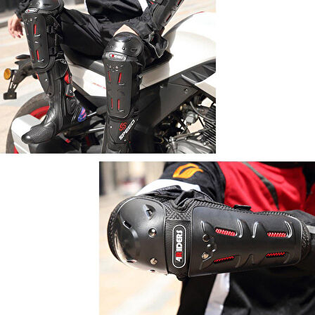 4Riders Diz ve Dirsek Koruma (4lü takım)