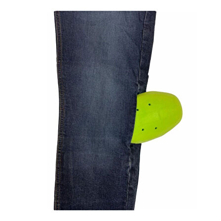 4Riders Ranger CE Sertifikalı Cordura Denim Korumalı Motosiklet Kot Pantolonu Mavi