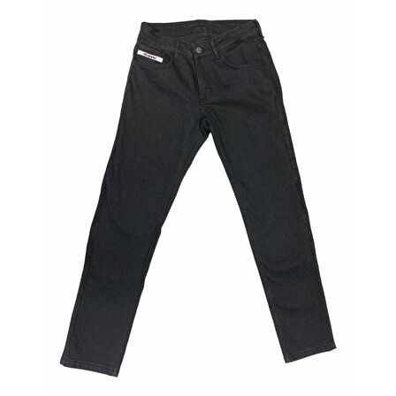 4Riders Ranger CE Sertifikalı Cordura Denim Korumalı Motosiklet Kot Pantolonu Siyah