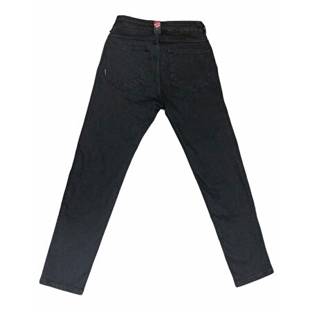 4Riders Ranger CE Sertifikalı Cordura Denim Korumalı Kadın Motosiklet Kot Pantolonu Siyah