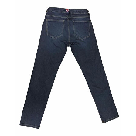 4Riders Ranger CE Sertifikalı Cordura Denim Korumalı Kadın Motosiklet Kot Pantolonu Mavi