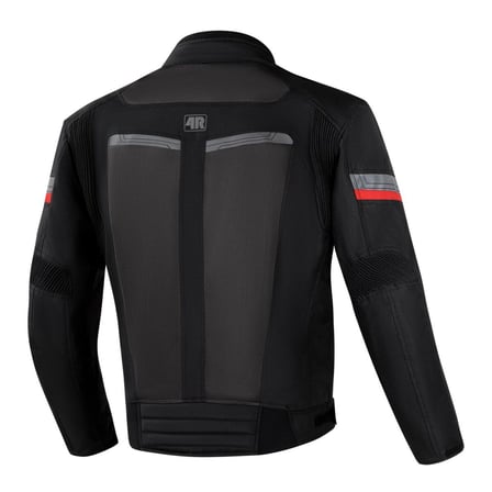 4Riders Valencia Yazlık CE Sertifikalı Korumalı Motosiklet Montu Siyah
