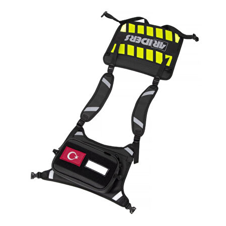 4Riders Carbon Series Göğüs Çantalı Reflektif Yelek