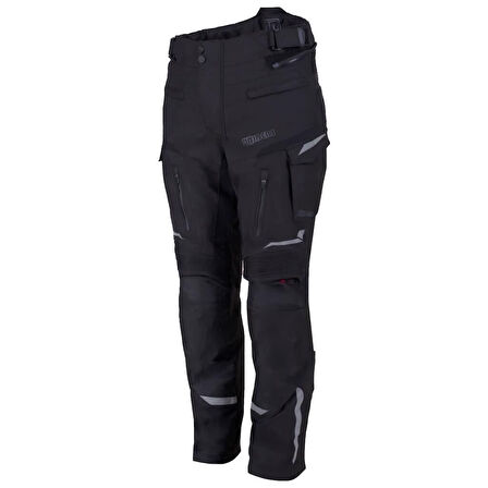 4Riders Herman Pro 3 Katmanlı CE Sertifikalı Korumalı Motosiklet Pantolonu (Geniş Beden) Siyah