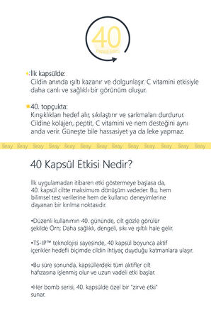 Akıllı Kapsül Krem – Anında Aydınlık & Canlı Cilt, Leke Karşıtı, Yoğun Nem | TS-IP Teknolojisi