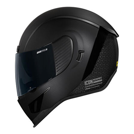 Icon Airform Counterstrike MIPS Kapalı Motosiklet Kaskı Mat Siyah