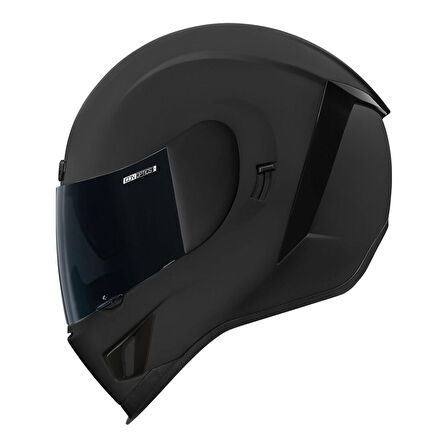 Icon Airform Dark Kapalı Motosiklet Kaskı Mat Siyah