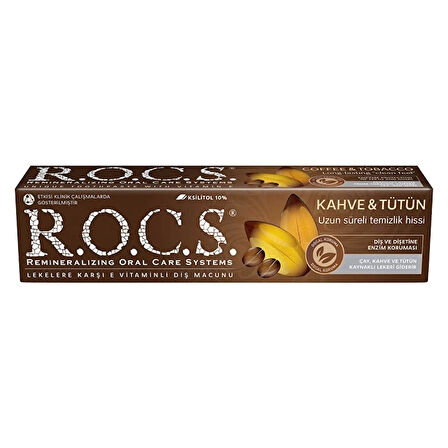 R.O.C.S.Kahve ve Tütün Lekelerine Karşı Diş Macunu 60ml