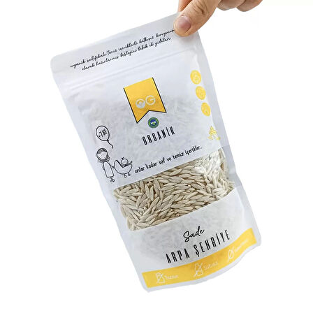Og Natural Organik Sade Arpa Şehriye 250 Gr