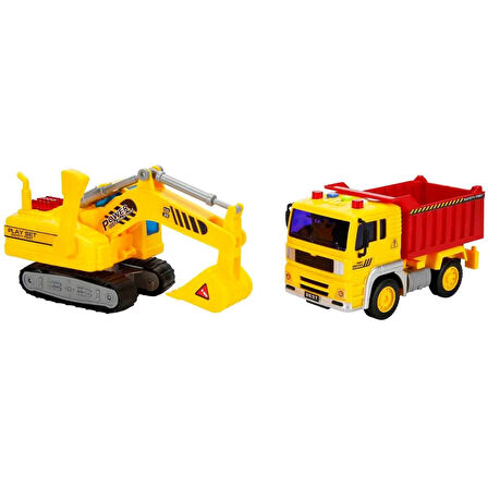 Sunman 1:20 Maxx Wheels Sesli Ve Işıklı İnşaat Oyun Seti