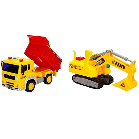 Sunman 1:20 Maxx Wheels Sesli Ve Işıklı İnşaat Oyun Seti
