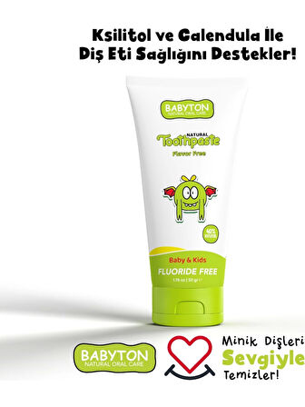 Babyton Organik Doğal Natural Diş Macunu 50 Gr