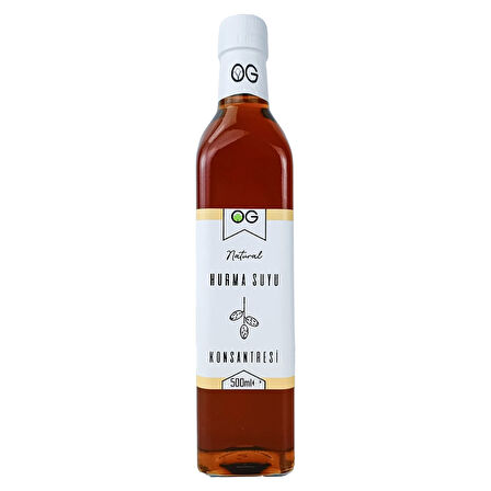 Og Natural Hurma Suyu Konsantresi 6+ Ay 500 Ml