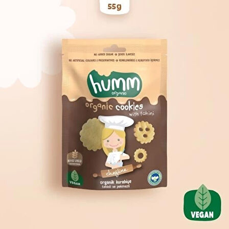 Humm Organik Tahinli ve Pekmezli Vegan Kurabiye 55 Gr