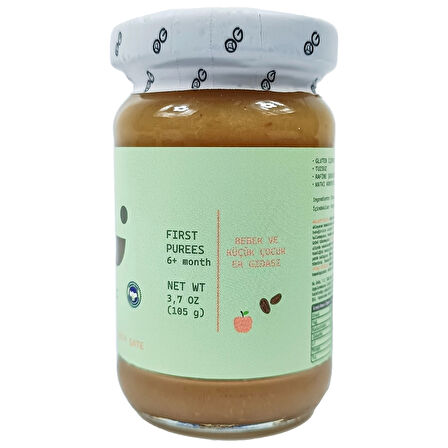Og Natural Organik Hurmalı Elma Püresi 105 Gr