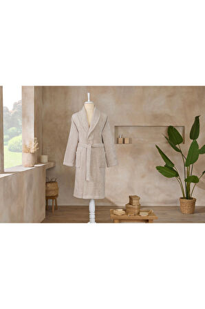 ÖZDİLEK COLOURIST ŞALYAKA BORNOZ BEJ XL BEDEN