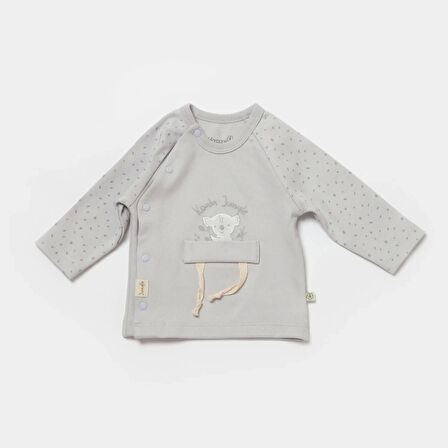 Bibaby Biorganic Koala Jungle 2'Li Zıbın 73316 Gri