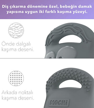 Mochi Diş Kaşıyıcı Gri