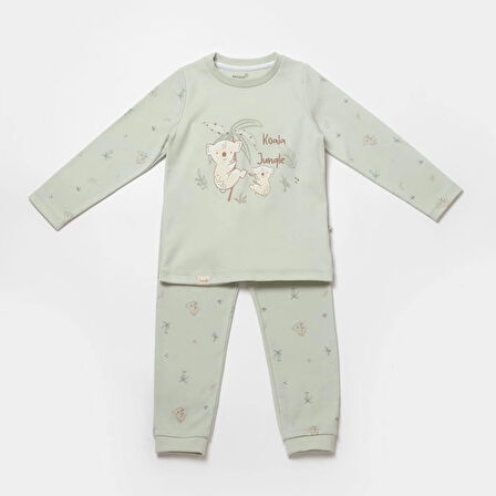 Bibaby Biorganic Koala Jumper Pijama Takım 59778 Mint