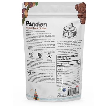Og Natural Pandian Organik Çocuk Çikolatası 36 Gr