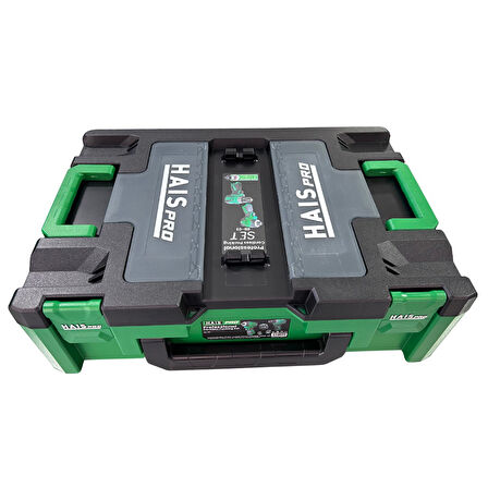 HaisPro Akülü Set - 2'li Profesyonel 16V Akülü Set + 2X2 Ah Çift Akü - RB-03