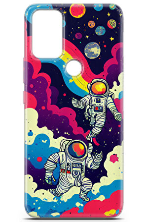 General Mobile GM 21 Pro uyumlu Renkler 15 HD UV Baskı Astronot Gezegen