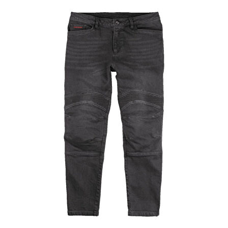 Icon Slabtown Denim Korumalı Motosiklet Pantolonu Siyah