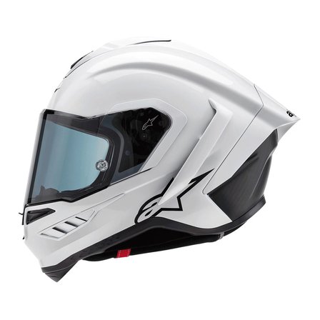 Alpinestars Supertech R10 Carbon Spor Motosiklet Kaskı Beyaz  Siyah