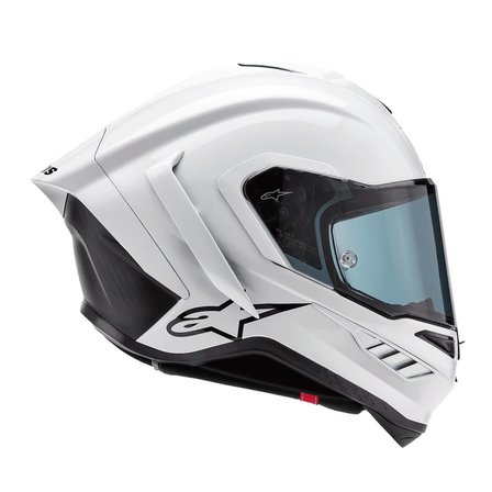 Alpinestars Supertech R10 Carbon Spor Motosiklet Kaskı Beyaz  Siyah