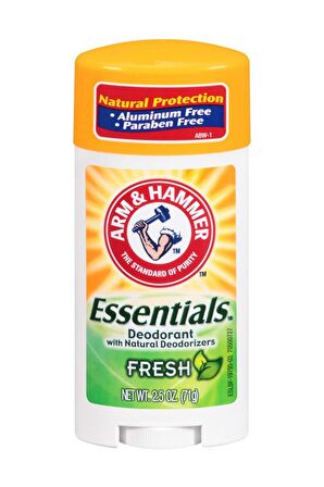 Arm & Hammer Essentials Pudrasız Ter Önleyici Leke Yapmayan Stick Deodorant 71 gr