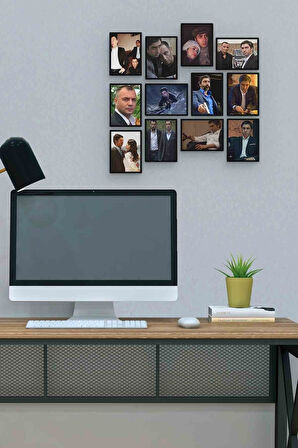 Polat Alemdar 12 Parça Mdf (ahşap) Tablo Ofis Boyu 