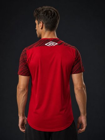 UMBRO Plus Training Erkek Kırmızı Antrenman Spor Tişörtü TF0437