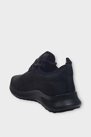 Unisex Yazlık Triko Spor Ayakkabı SİYAH