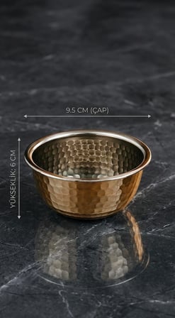 2'li Gümüş Dövme Desen Paslanmaz Metal Çerezlik & Lokumluk - Dövme Desenli Gümüş Sunum Kasesi 240ml