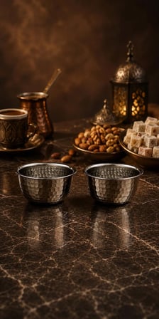 2'li Gümüş Dövme Desen Paslanmaz Metal Çerezlik & Lokumluk - Dövme Desenli Gümüş Sunum Kasesi 240ml