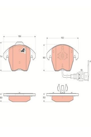 Gdb1550 Fren Balatası (ÖN) Wc413917