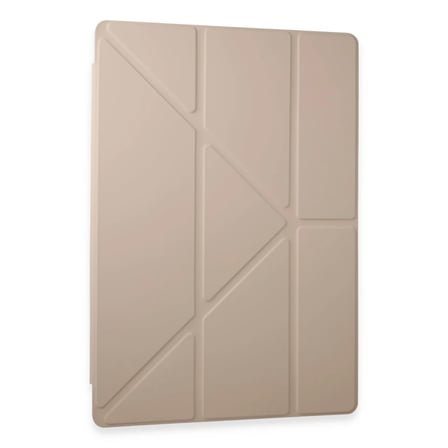 Samsung Galaxy Tab A9 Plus Kılıf Kalemlikli Mars Tablet Kılıfı - Rose Gold