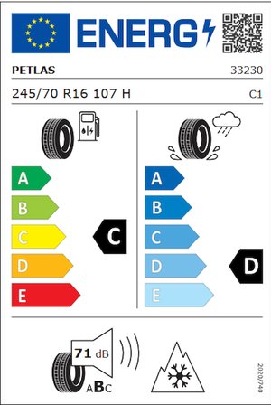 Petlas Explero A/S PT411 Oto Lastik 245/70 R16 107H Dört Mevsim