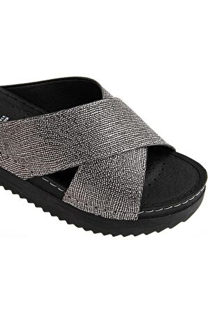 Sling Ayarlanabilir Toka ve Anatomik İç Taban Kadın Terlik