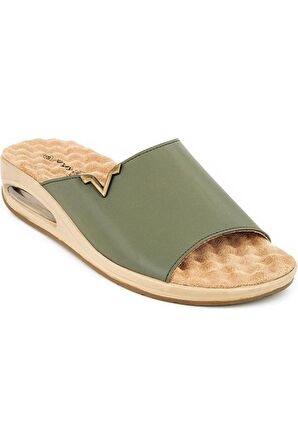 Anatomik Kadın Terlik Haki