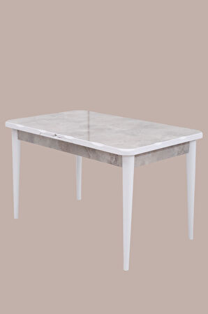 Rambla Mdf Açılır Lak Panel Mutfak Masa Sandalye Takımı 80*130cm