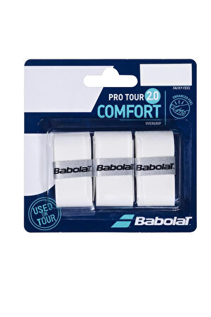 Babolat Pro Tour 2.0 Comfort Beyaz Overgrip 3 lü