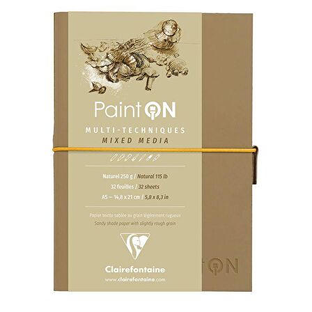 Paint On Mixed Media Naturel Blok A5 250g 32 Yp